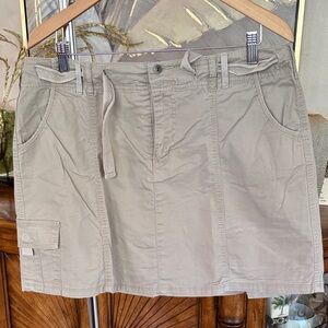 Gloria Vanderbilt Tan Mini Skirt